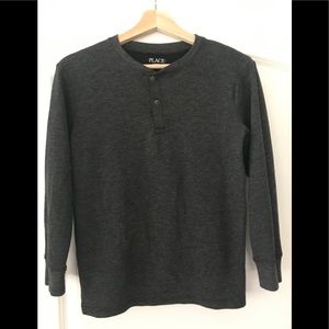 Boys Children’s Place Grey Henley Shirt